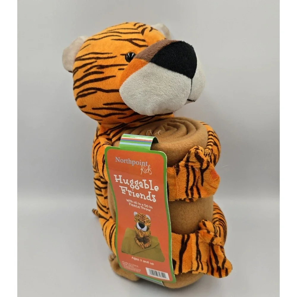 Northpoint Kids Tiger Plush with Fleece Blanket‎ 40